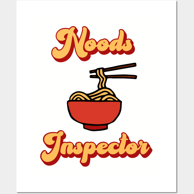 Funny Noods Inspector Ramen Wall Art by Mix Master Repeat